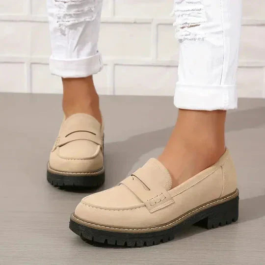 Structured Upper Slip-On Loafers for Women