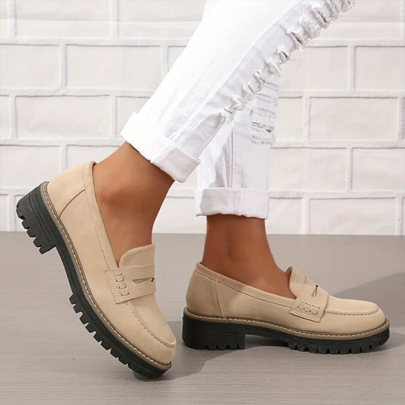 Structured Upper Slip-On Loafers for Women