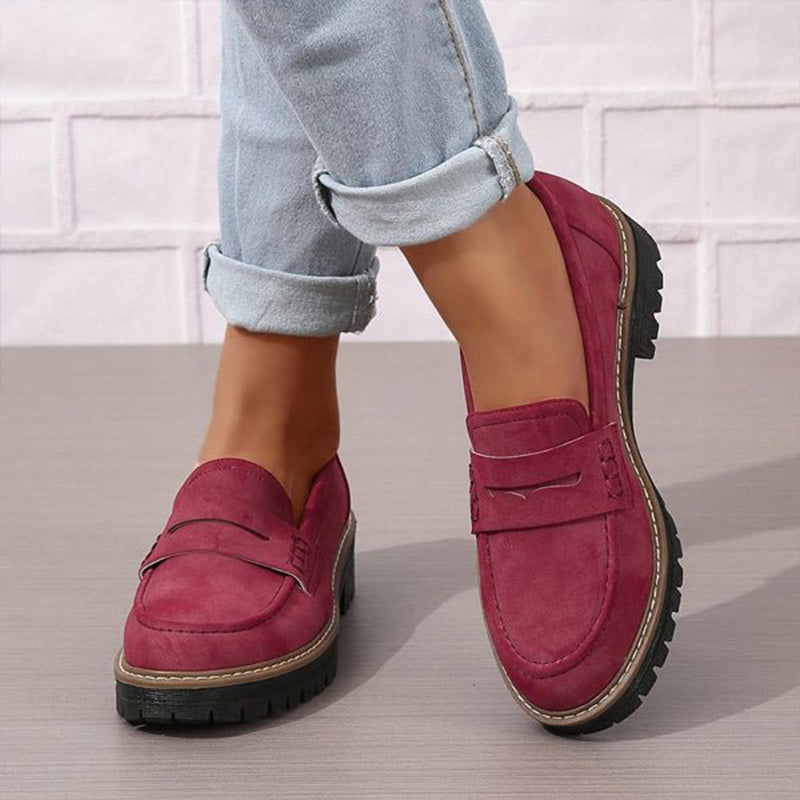 Structured Upper Slip-On Loafers for Women