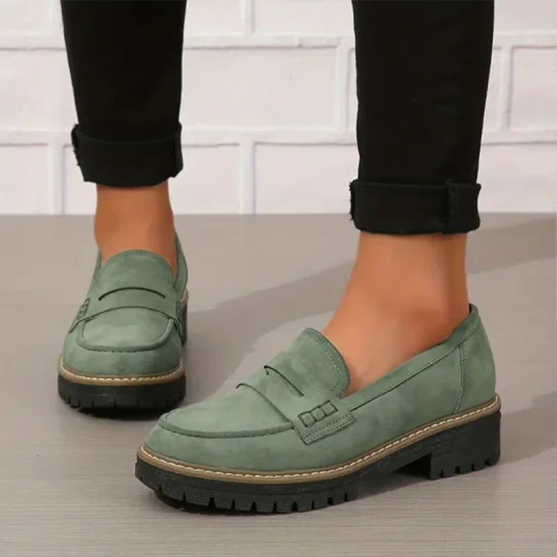 Structured Upper Slip-On Loafers for Women