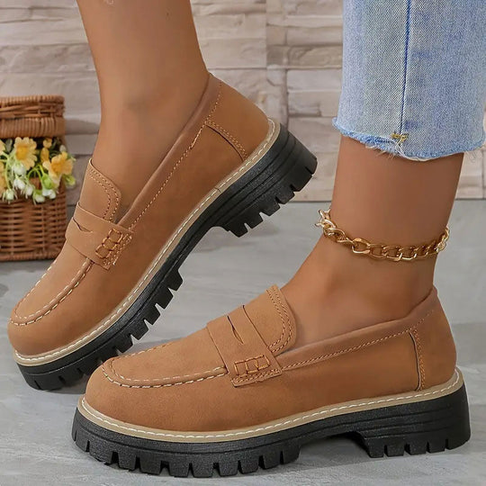 Structured Upper Slip-On Loafers for Women
