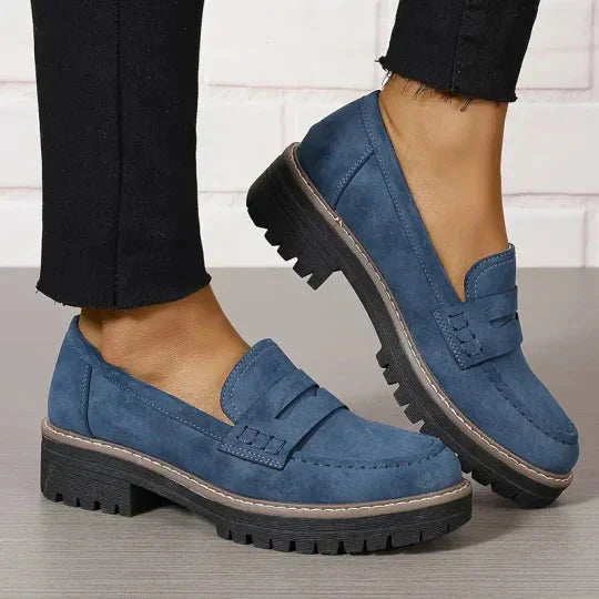 Structured Upper Slip-On Loafers for Women