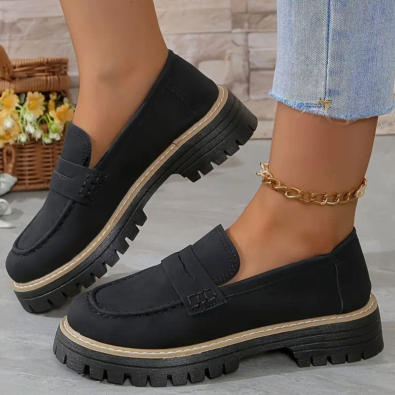 Structured Upper Slip-On Loafers for Women