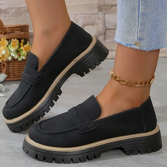Structured Upper Slip-On Loafers for Women
