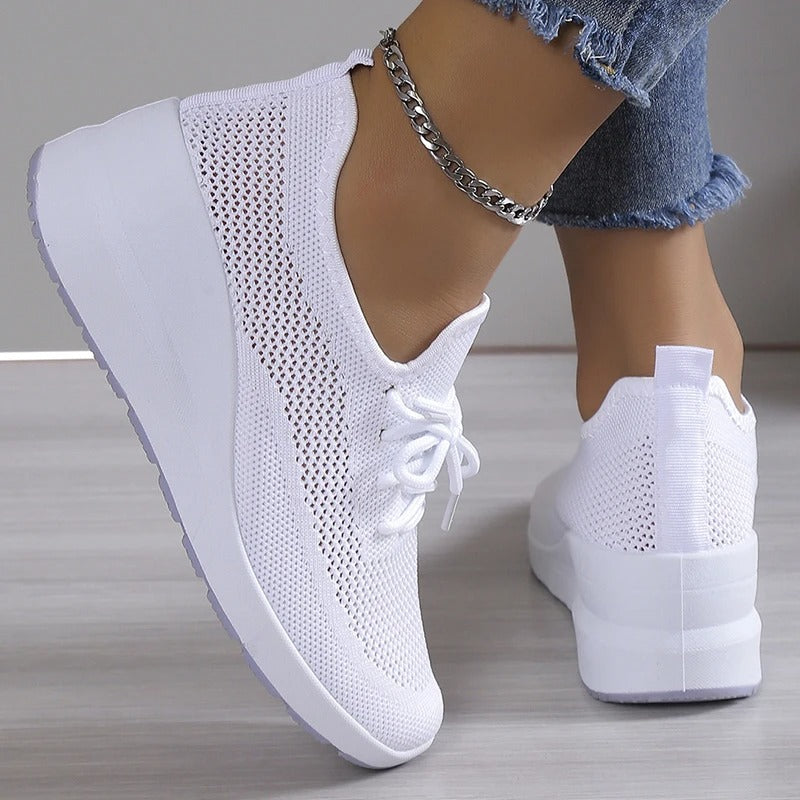 Textured Knit Sneakers for Women