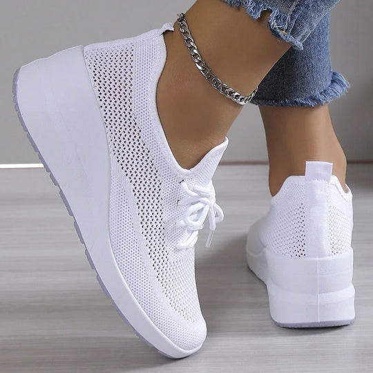 Textured Knit Sneakers for Women