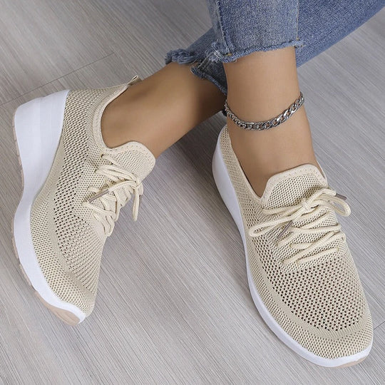 Textured Knit Sneakers for Women