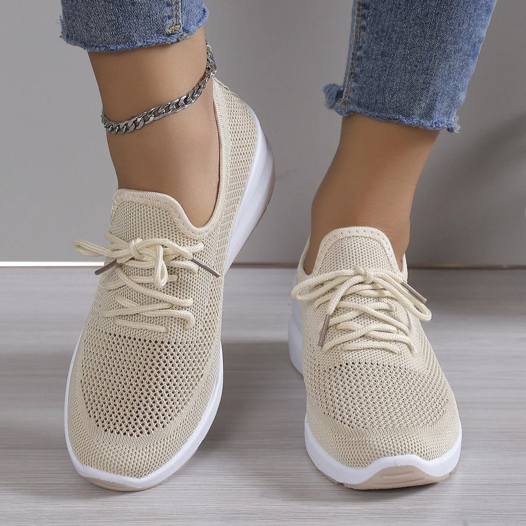 Textured Knit Sneakers for Women