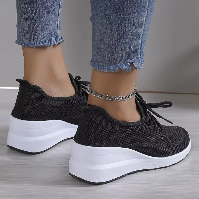 Textured Knit Sneakers for Women