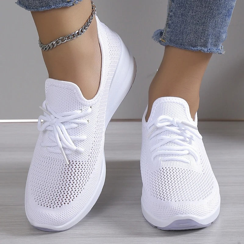 Textured Knit Sneakers for Women