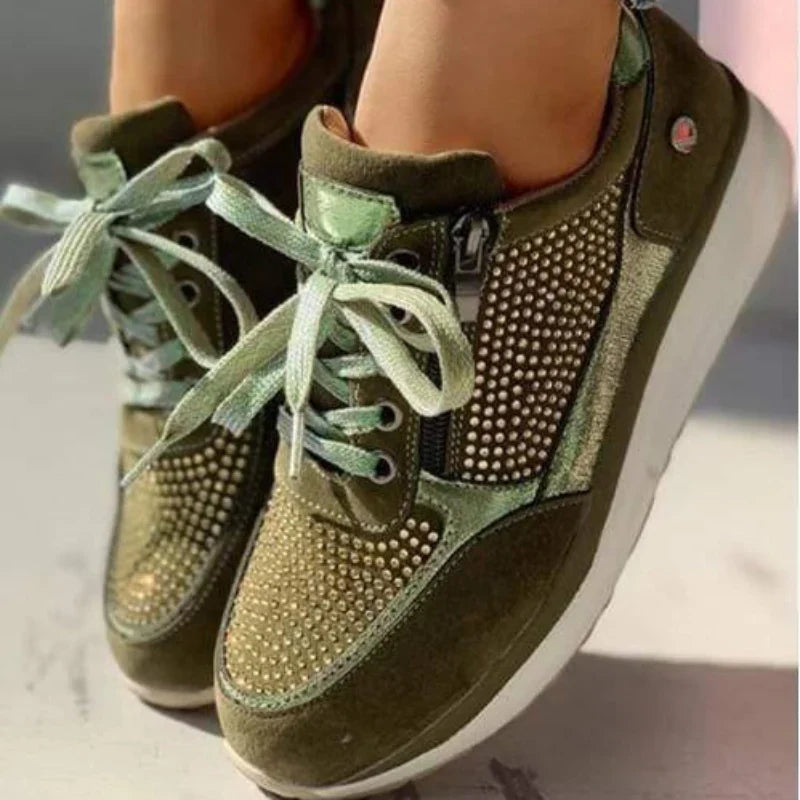 Sneakers with Side Zip for Women