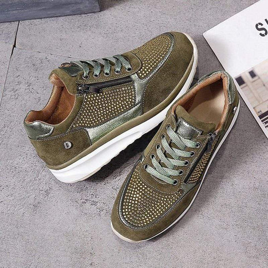 Sneakers with Side Zip for Women
