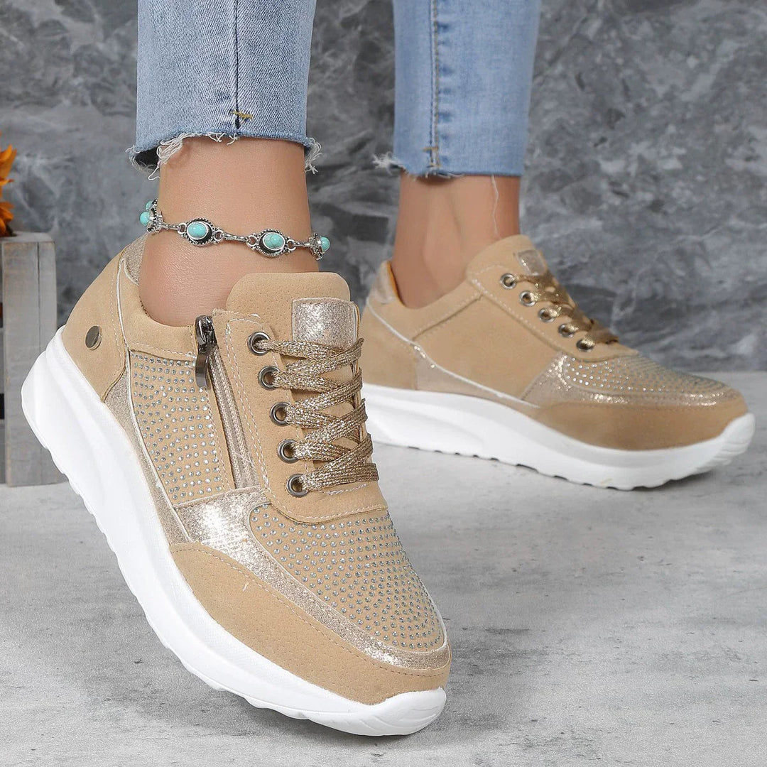 Sneakers with Side Zip for Women
