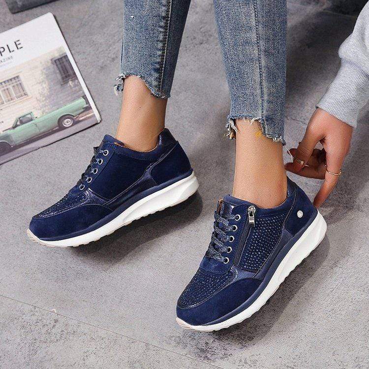 Sneakers with Side Zip for Women