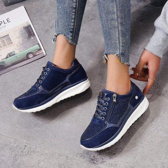 Sneakers with Side Zip for Women