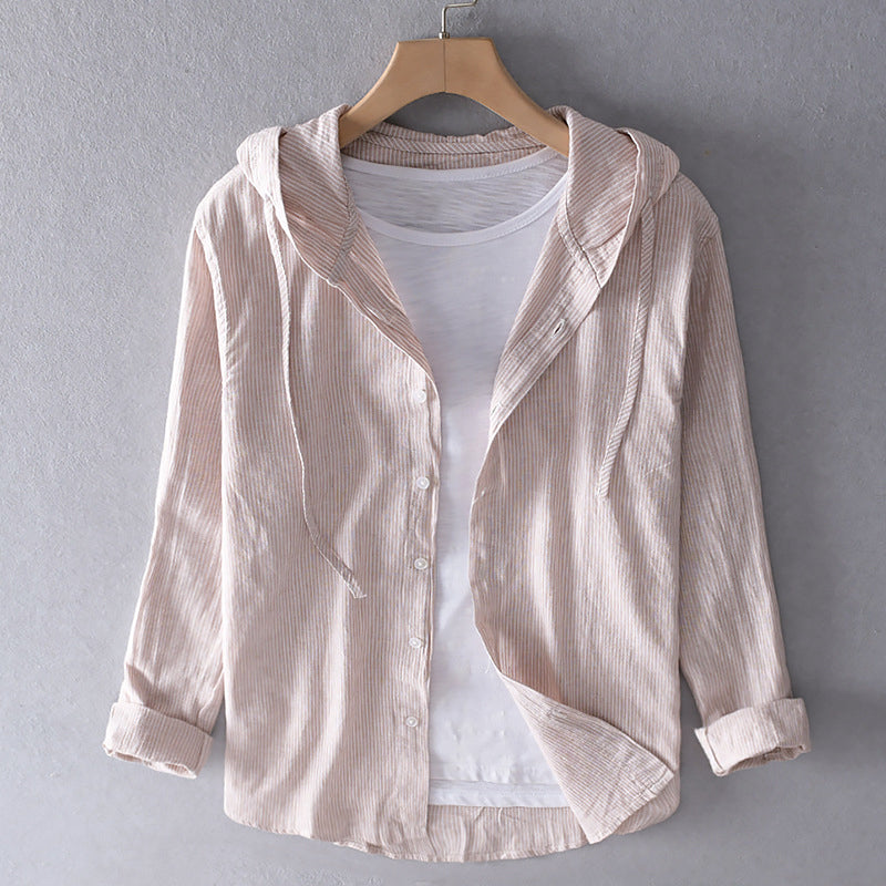 Textured Short-Sleeve Shirt for Women