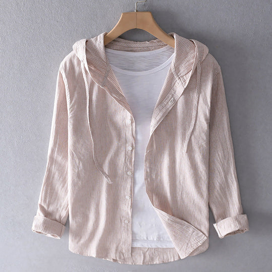 Textured Short-Sleeve Shirt for Women