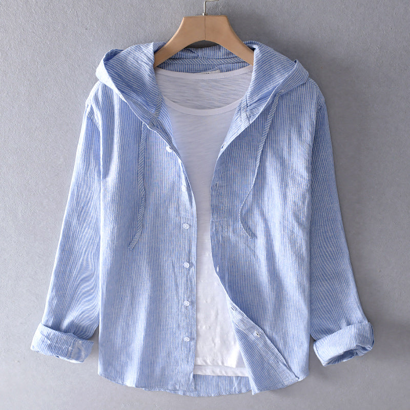 Textured Short-Sleeve Shirt for Women