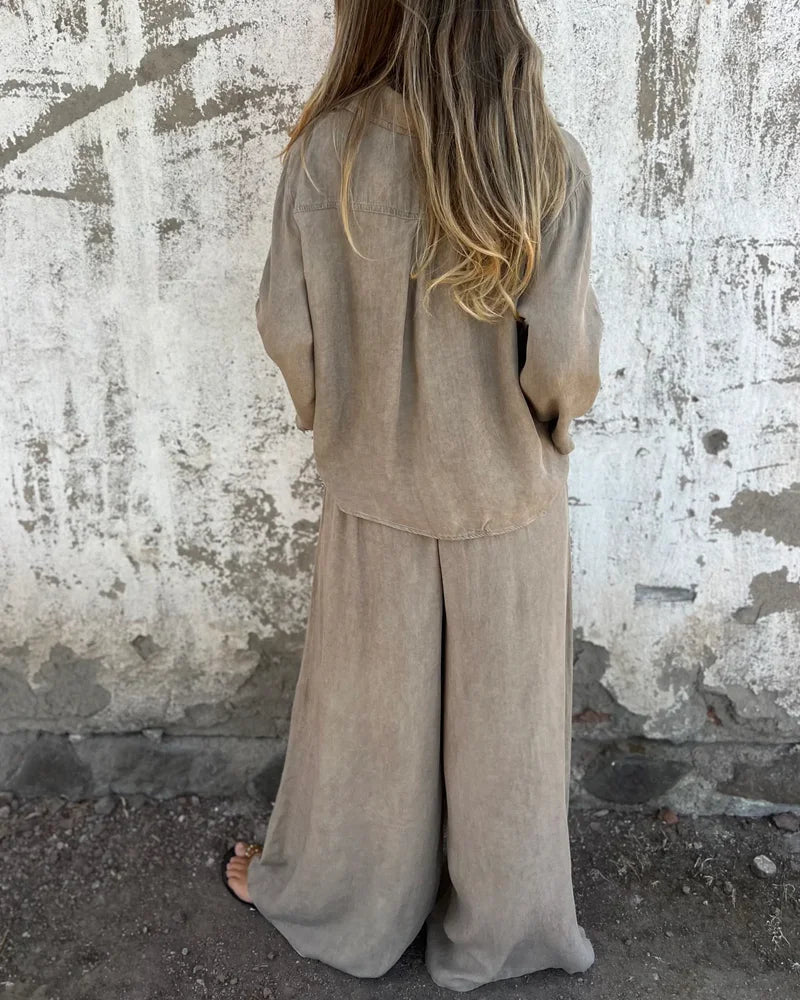 Textured Two-Piece Set for Women