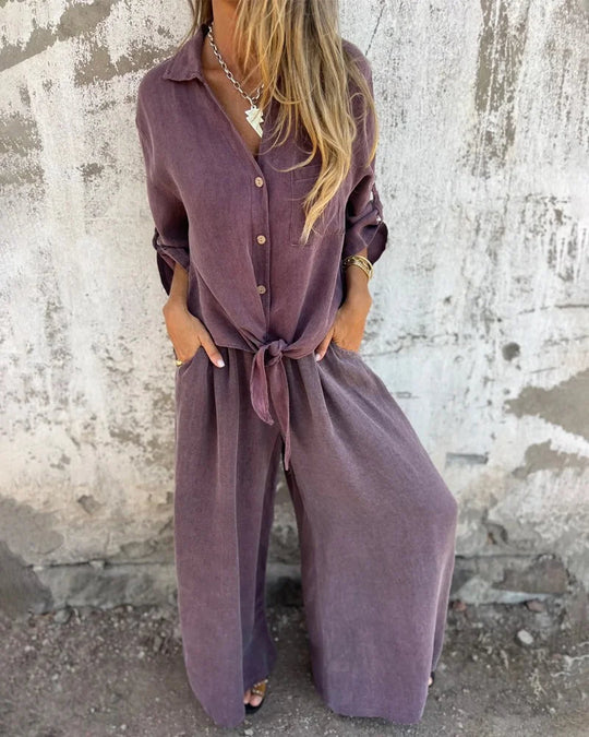 Textured Two-Piece Set for Women