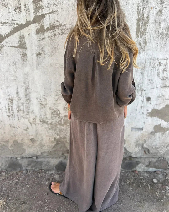 Textured Two-Piece Set for Women