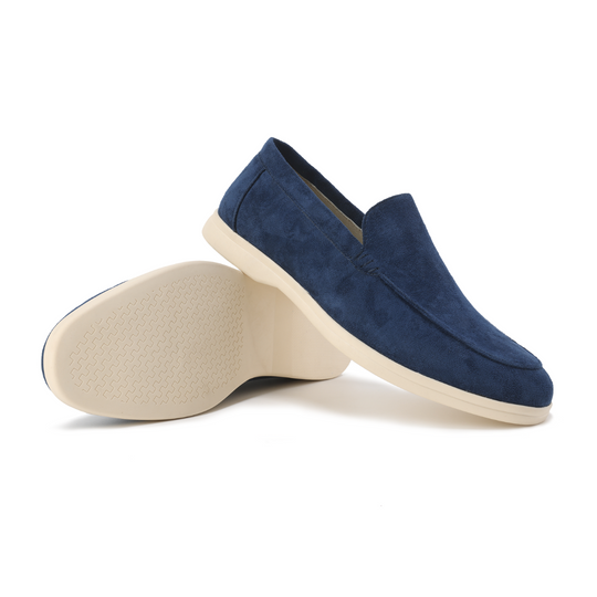 Textured Upper Slip-On Loafers for Men