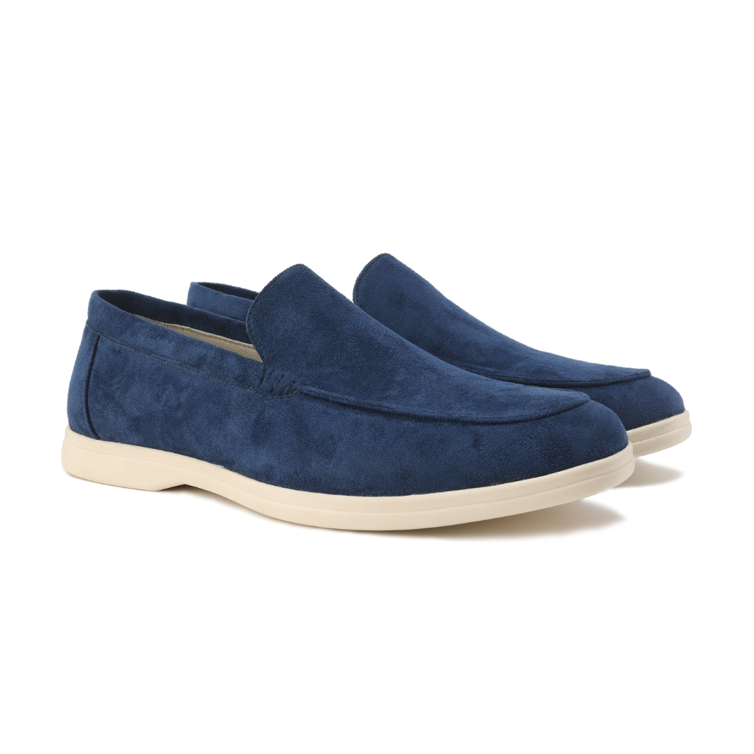 Textured Upper Slip-On Loafers for Men