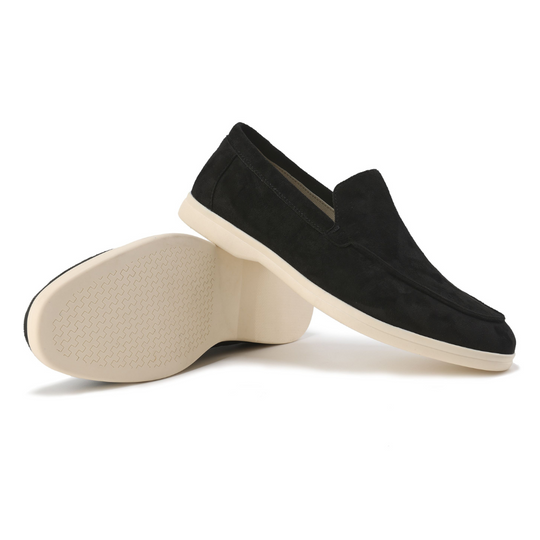 Textured Upper Slip-On Loafers for Men