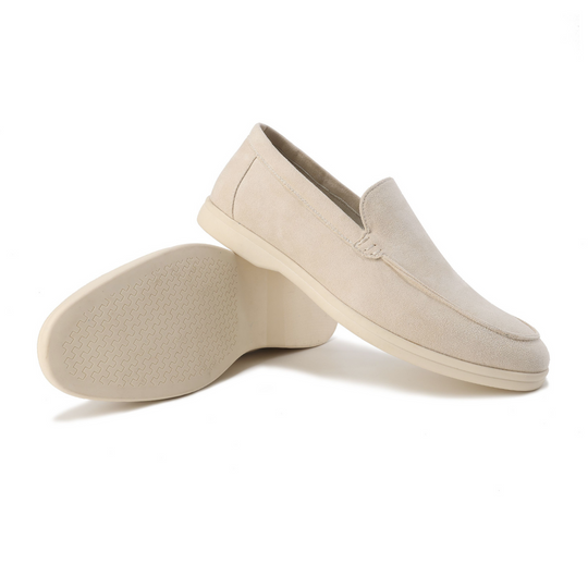 Textured Upper Slip-On Loafers for Men