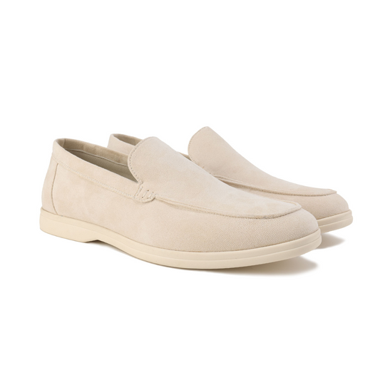 Textured Upper Slip-On Loafers for Men