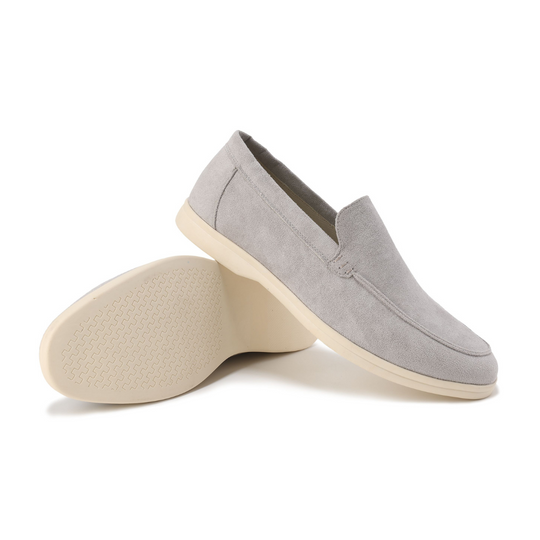 Textured Upper Slip-On Loafers for Men