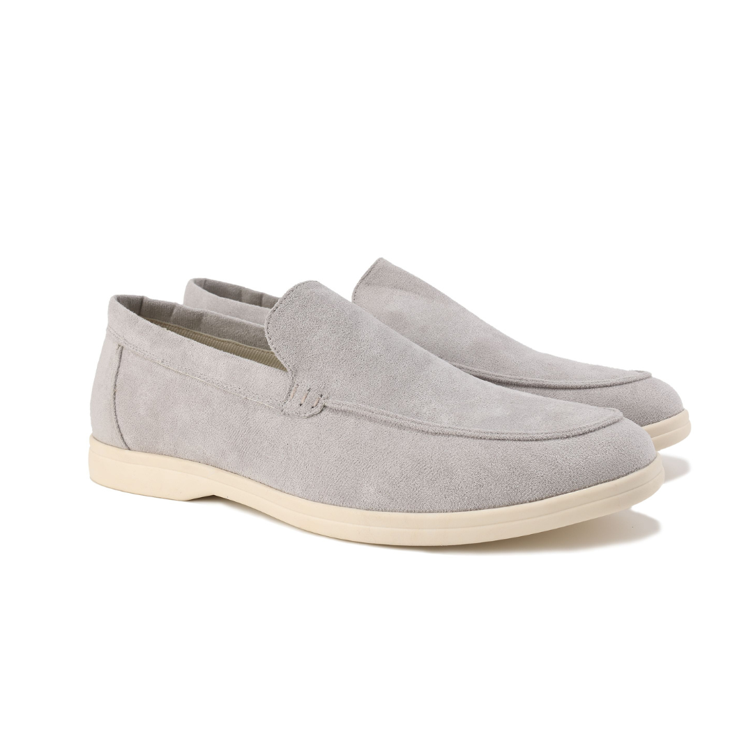 Textured Upper Slip-On Loafers for Men