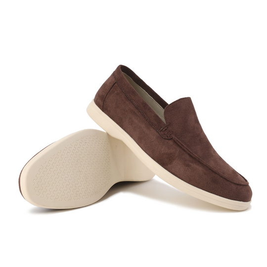 Textured Upper Slip-On Loafers for Men
