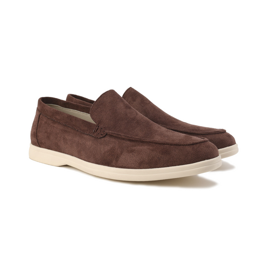 Textured Upper Slip-On Loafers for Men