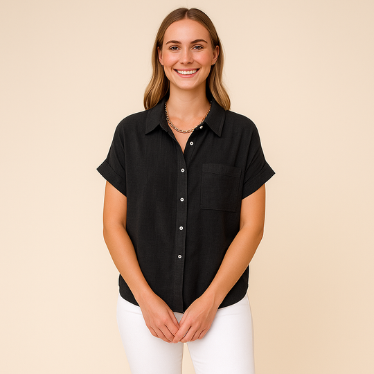 Textured Woven Shirt for Women