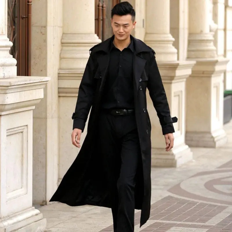 Timeless Classic Trench Coat for Men Azzoria