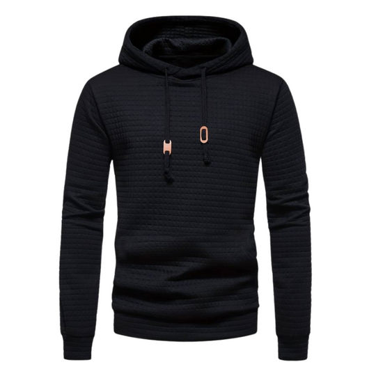 Waffle Textured Hoodie for Men