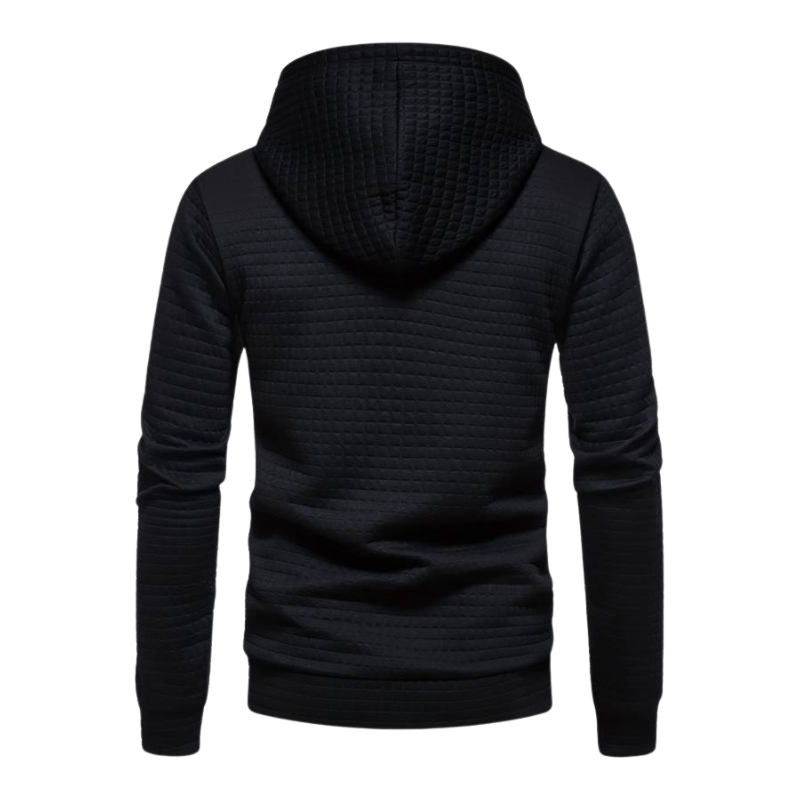 Waffle Textured Hoodie for Men