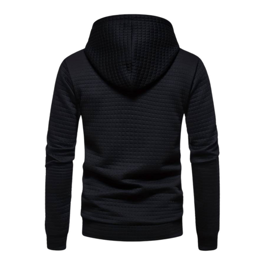 Waffle Textured Hoodie for Men