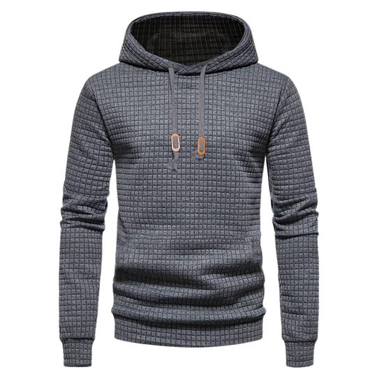 Waffle Textured Hoodie for Men