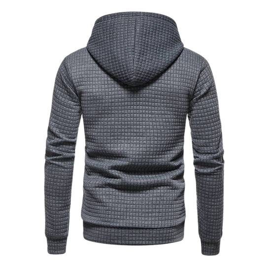 Waffle Textured Hoodie for Men