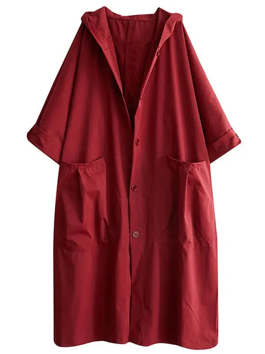 Water-Repellent Trench Coat for Women Azzoria