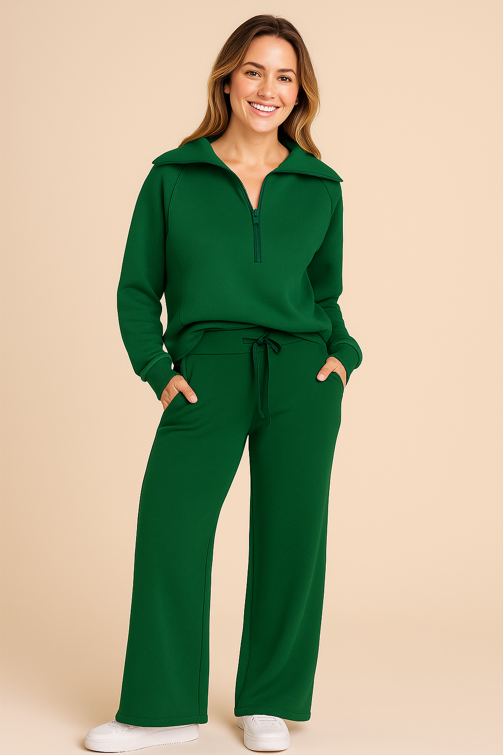 Wide-Leg Two-Piece Set for Women