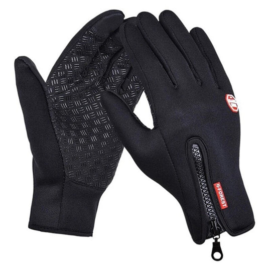 Winter Gloves with Zipper for Unisex