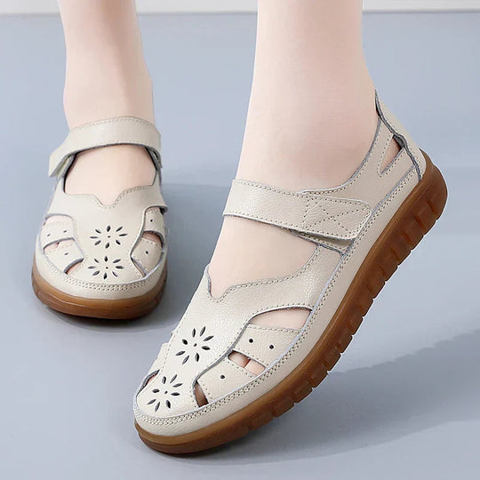Closed Toe Summer Sandals with Adjustable Strap – For Women