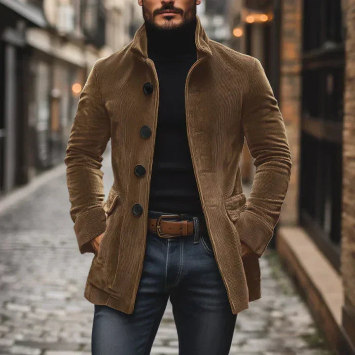 Thomas – Men’s Wool Coat for Fall and Winter