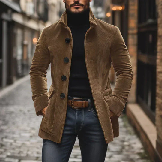 Thomas – Men’s Wool Coat for Fall and Winter