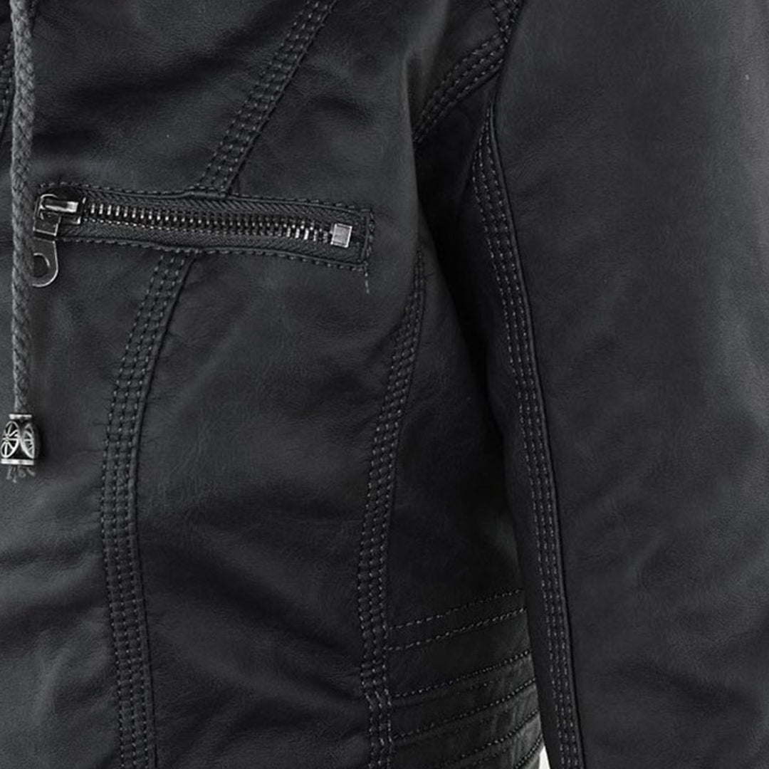 Zip-Up Hooded Jacket for Women