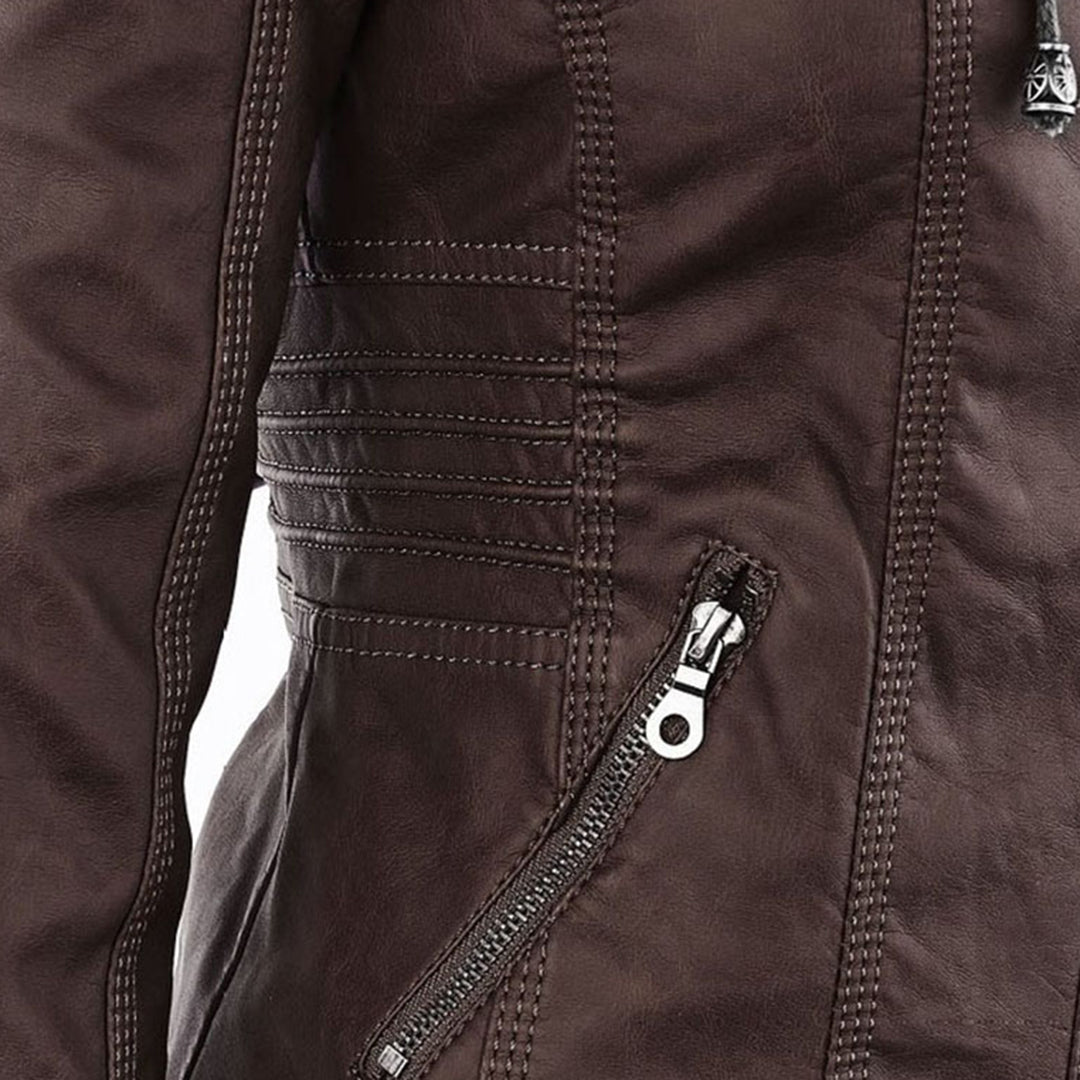 Zip-Up Hooded Jacket for Women