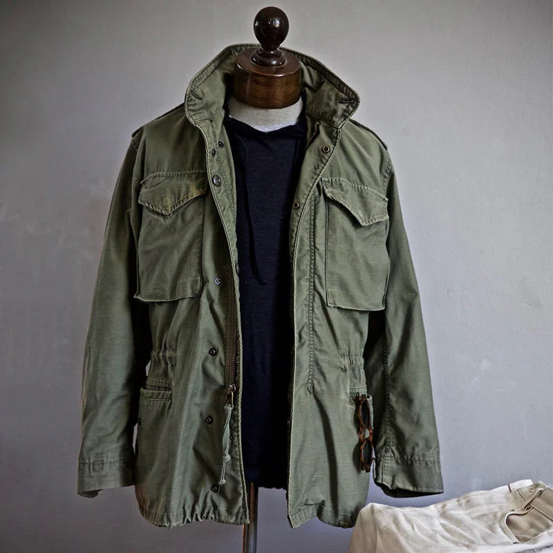 Zip-Up Utility Jacket for Men